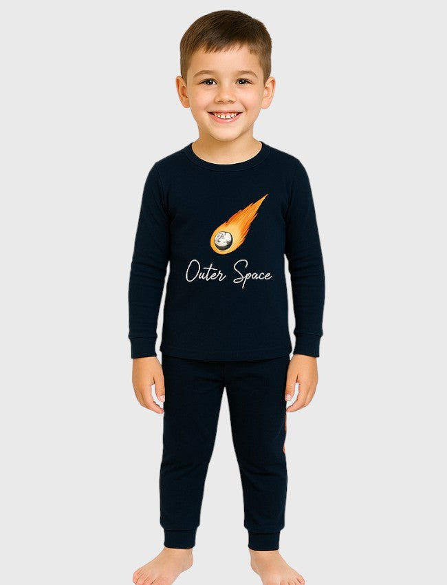 بيجامه اولادي شتوي  بطباعه كوره