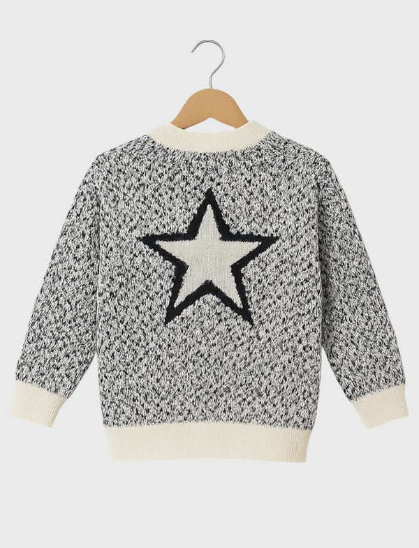 بلوزه بناتي صوف شتوي برسمه نجمه