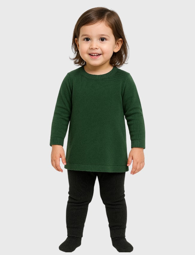 ليجن بناتي شتوي ناعم ودافئ – أسود أنيق