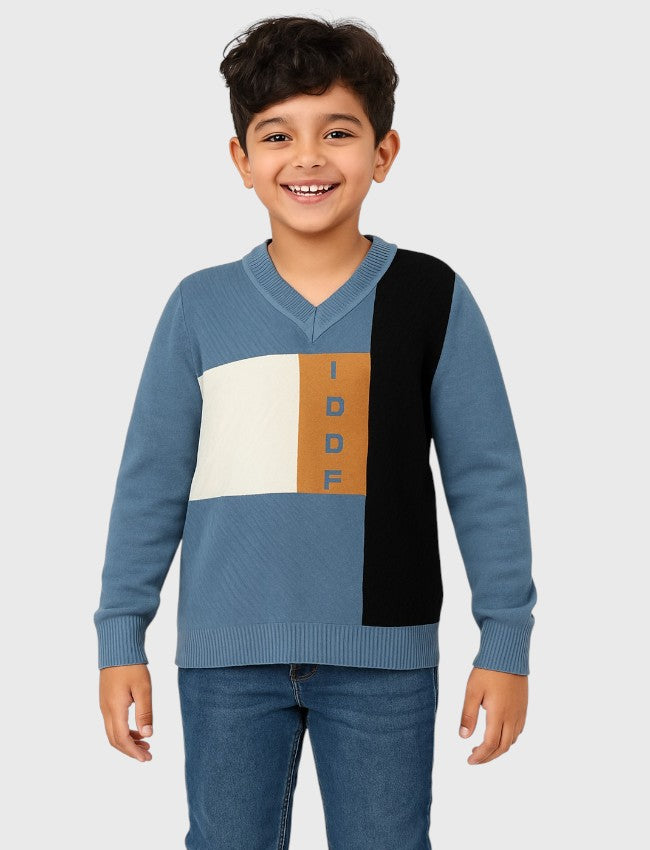 بلوفر اولادي شتوي بقصه عاديه ولياقه v