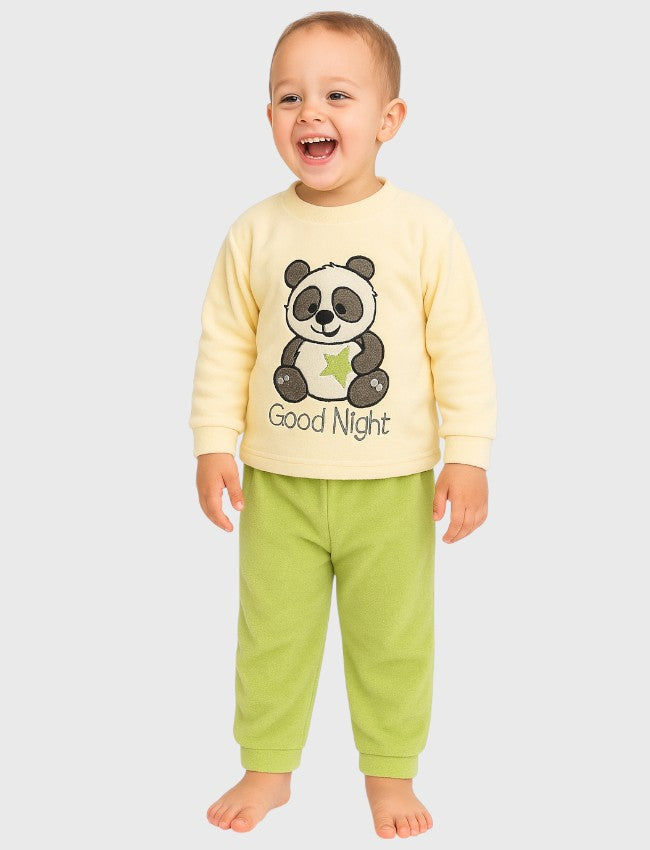 بيجامه اولاد شتوي قطيفه من فاني باني