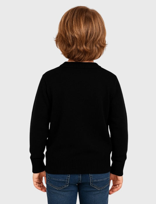 بلوفر اولادي شتوي بقصه عاديه ولياقه v