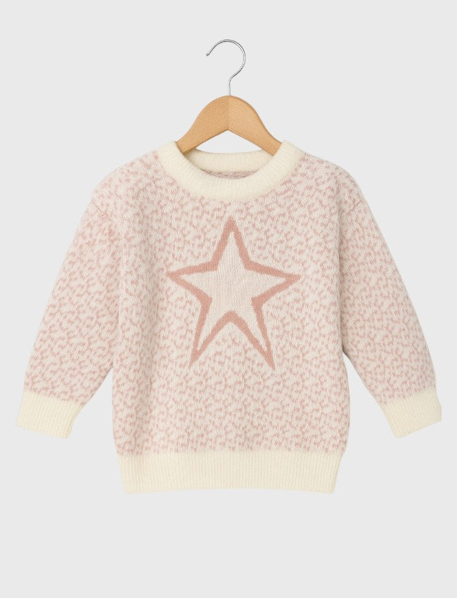 بلوزه بناتي صوف شتوي برسمه نجمه