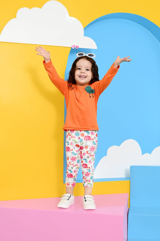 بيجامة بيبي بناتي للعيد بأكمام طويلة