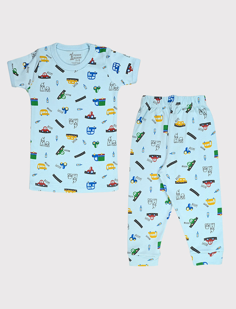 طقم بيجامة نصف كم ماركه فاني باني