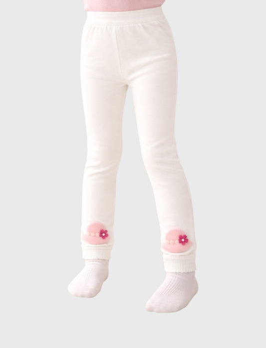 ليجن بناتي مزين بتفاصيل ناعمة عند القدم