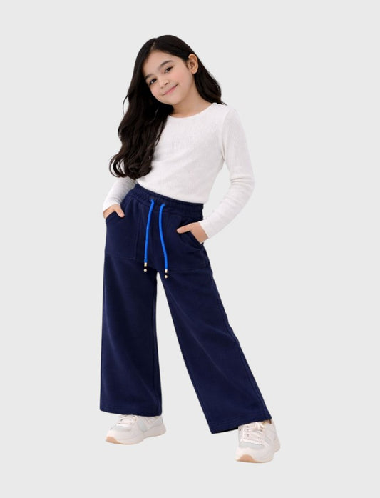 بنطلون ميلتون بناتي وايد ليج