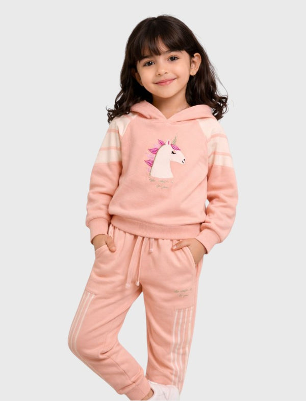 بيجامه بناتي شتوي رسمه وحيد القرن