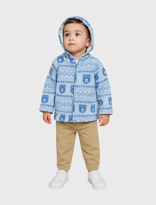 طقم شتوي أولادي من قطعتين – دفء وأناقة في كل تفصيلة