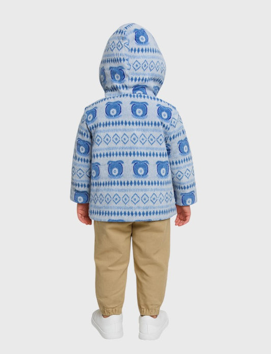 طقم شتوي أولادي من قطعتين – دفء وأناقة في كل تفصيلة