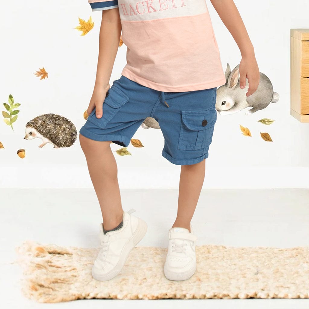 شورت ولادي بقصه عادية بخصر مرن - ألاأونا | ملابس اطفال