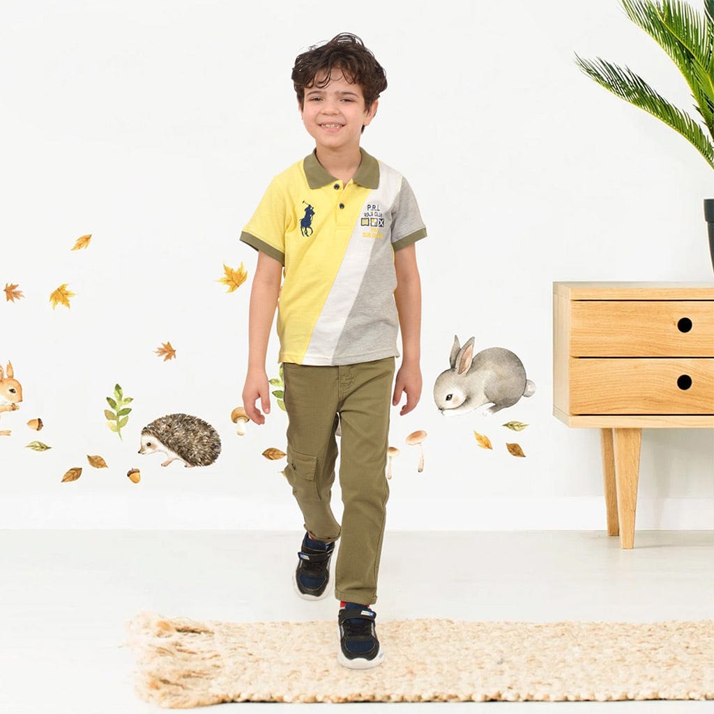 طقم اطفال ولادي متعدد الالوان - ألاأونا | ملابس اطفال